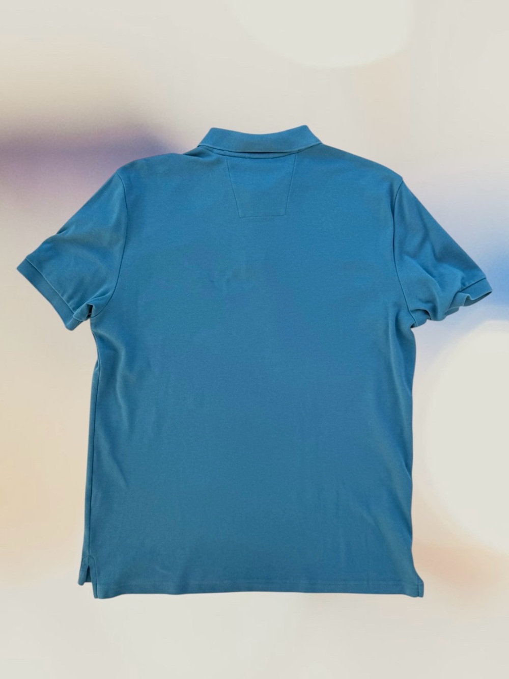 Nautica Teal Blue Classic Fit Cotton Deck Polo Shirt ~ Men’s Medium - Picture 2 of 8